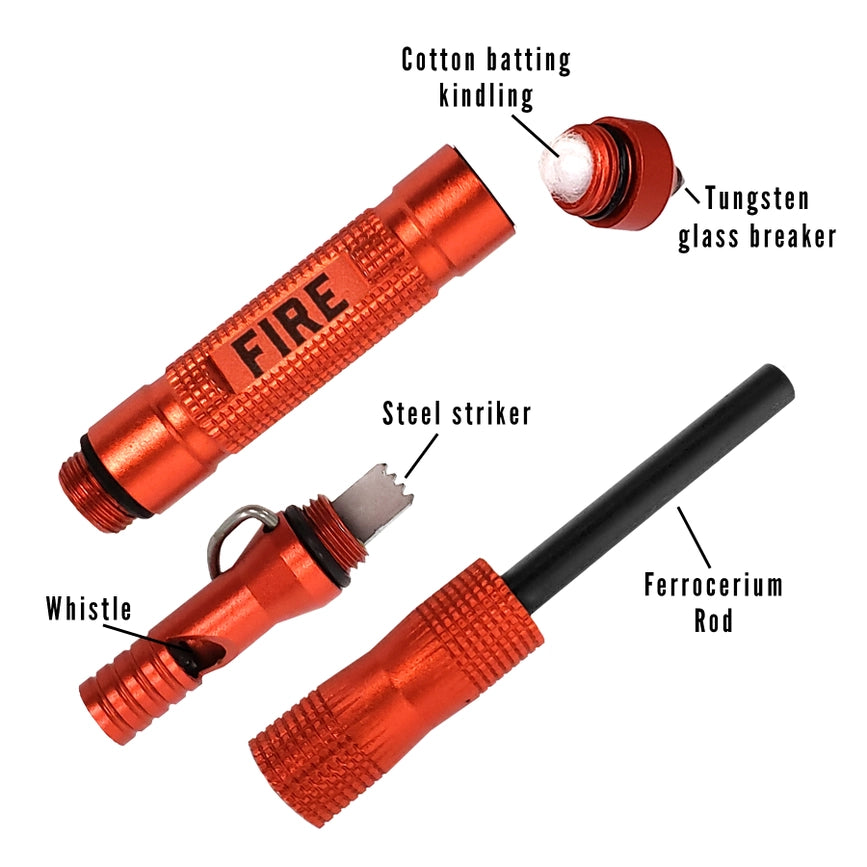 Pocket Survival EDC Fire Starter Tool | Trixie & Milo