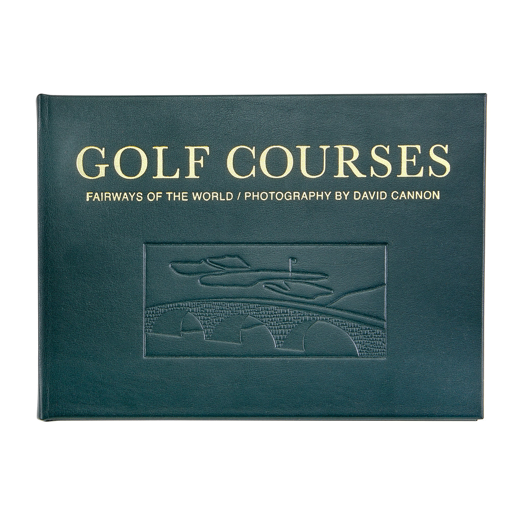 Golf Courses / Hand Bound Leather Book