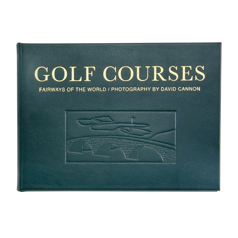 Golf Courses / Hand Bound Leather Book