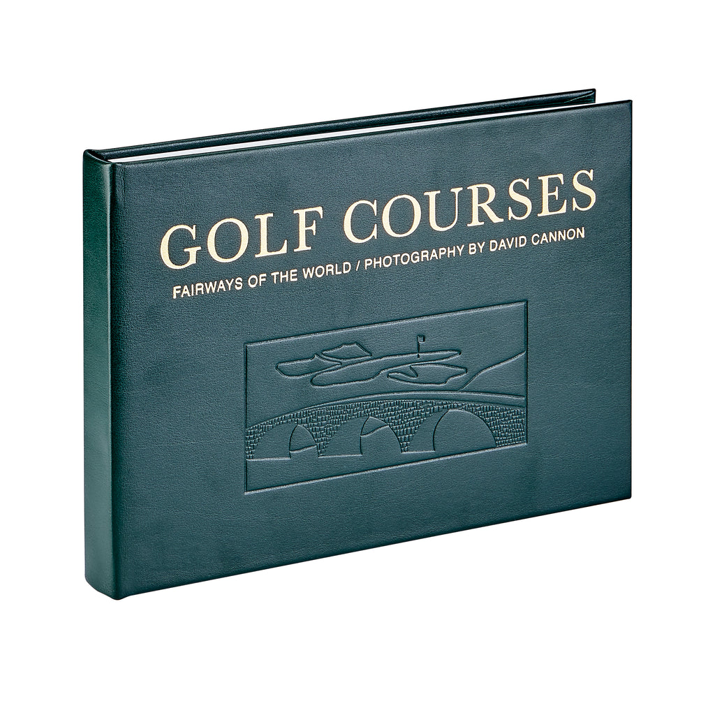 Golf Courses / Hand Bound Leather Book