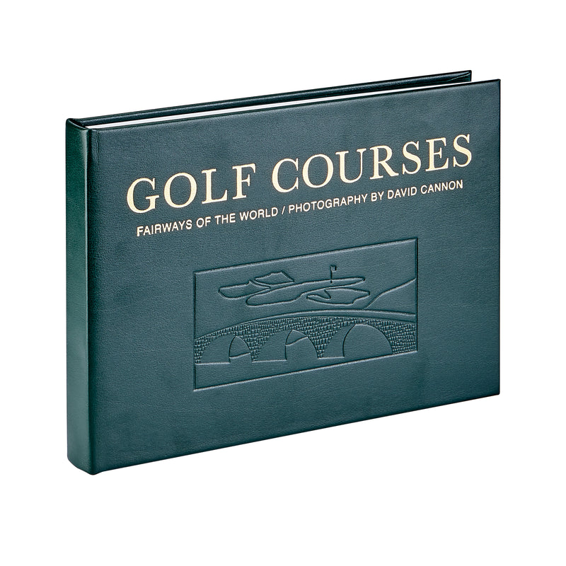 Golf Courses / Hand Bound Leather Book