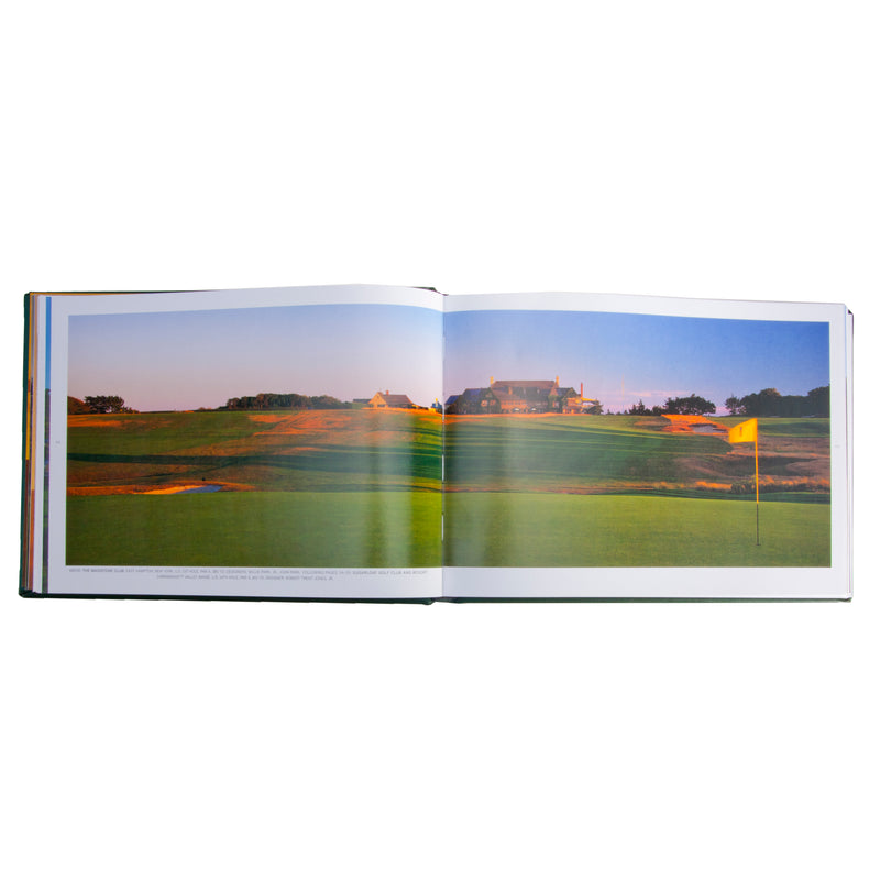Golf Courses / Hand Bound Leather Book