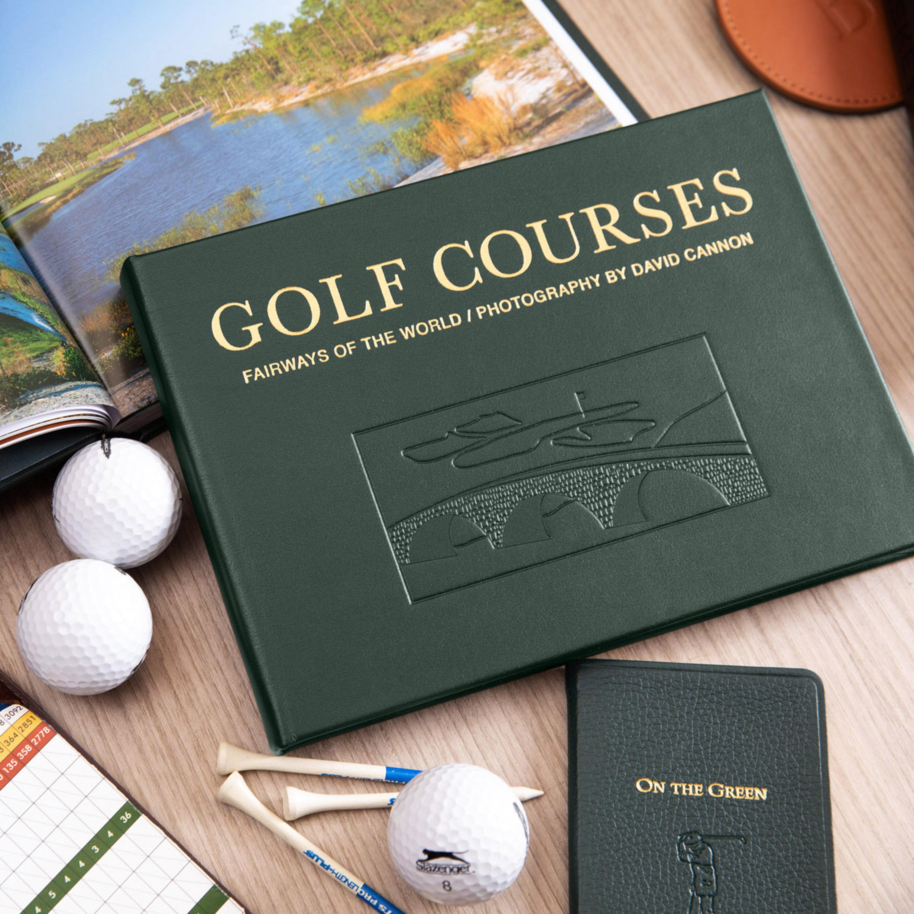 Golf Courses / Hand Bound Leather Book – Hemel