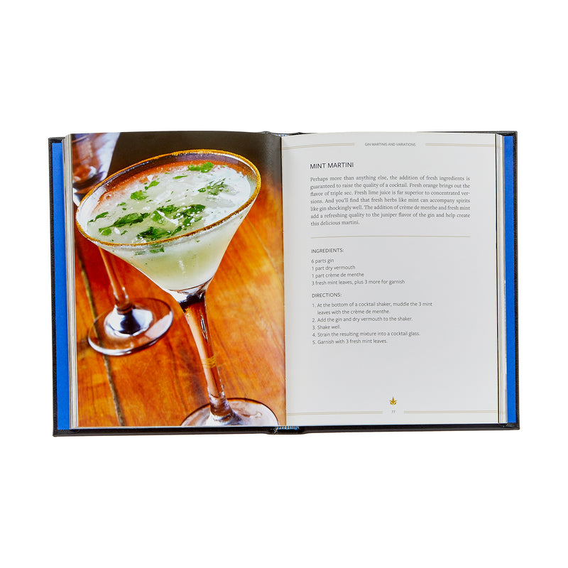 The Martini Field Guide / Hand Bound Leather Book