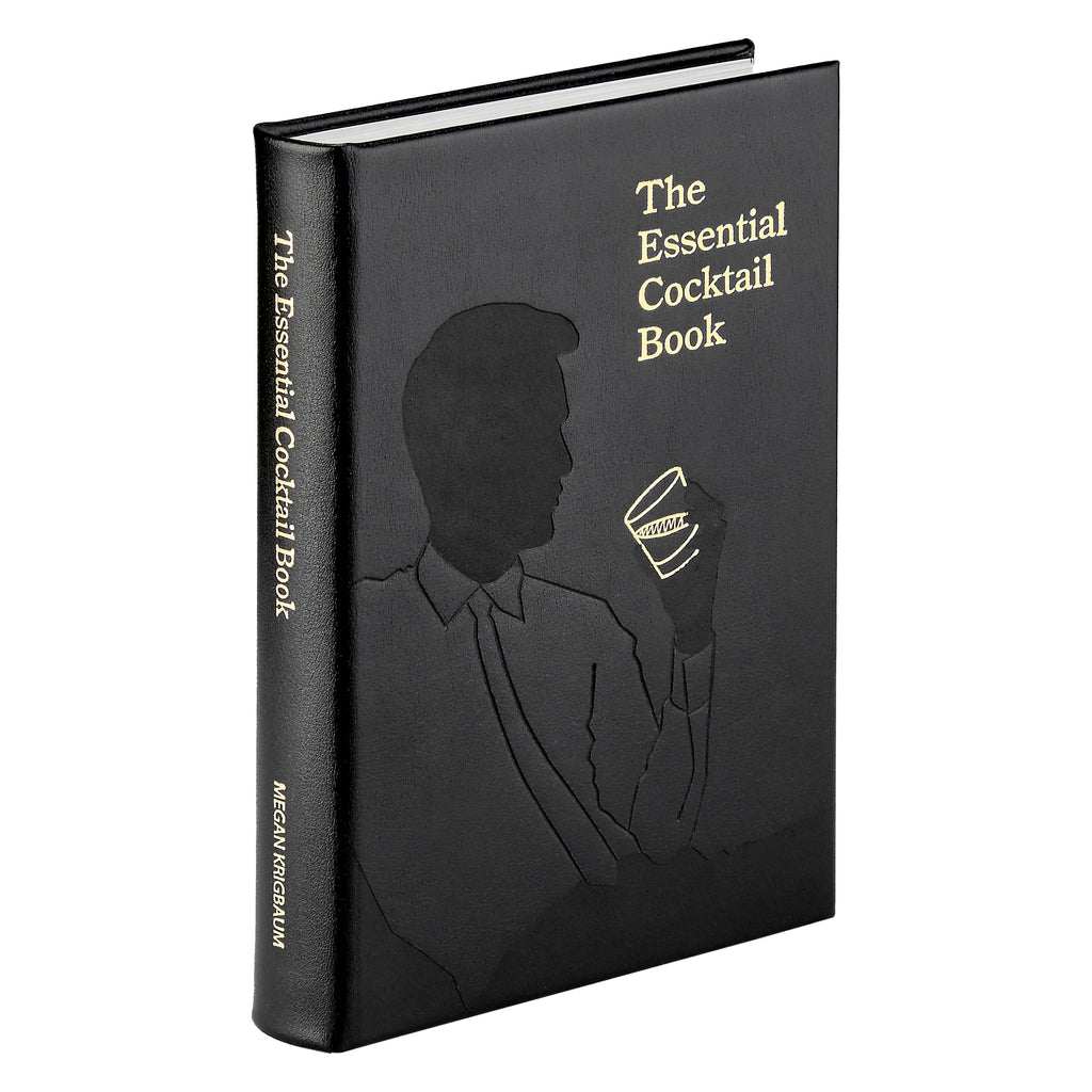 The Essential Cocktail Book / Hand Bound Leather Book