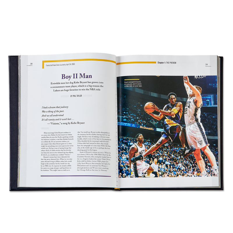 Kobe Bryant / Hand Bound Leather Book