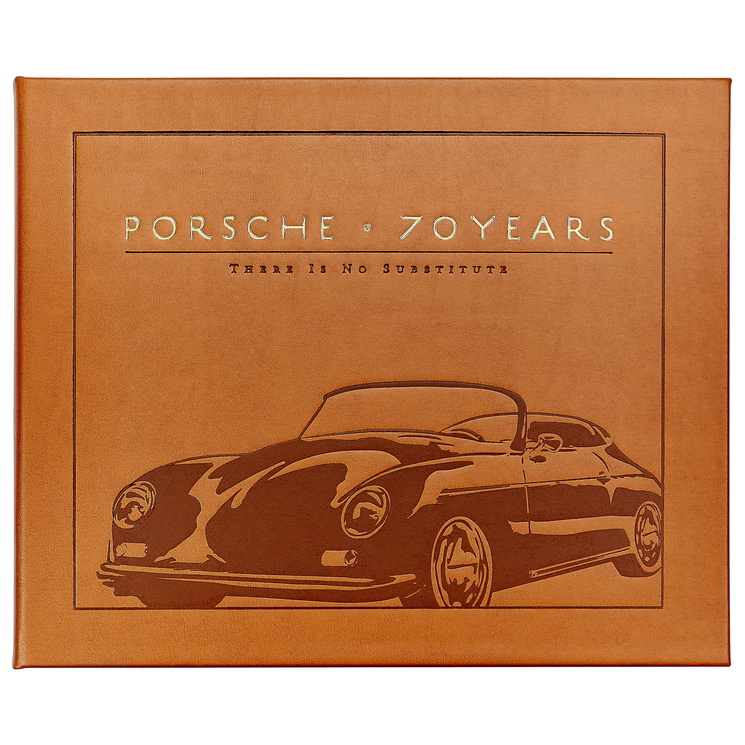 Porsche 70 Years: There Is No Substitute / Hand Bound Leather Book