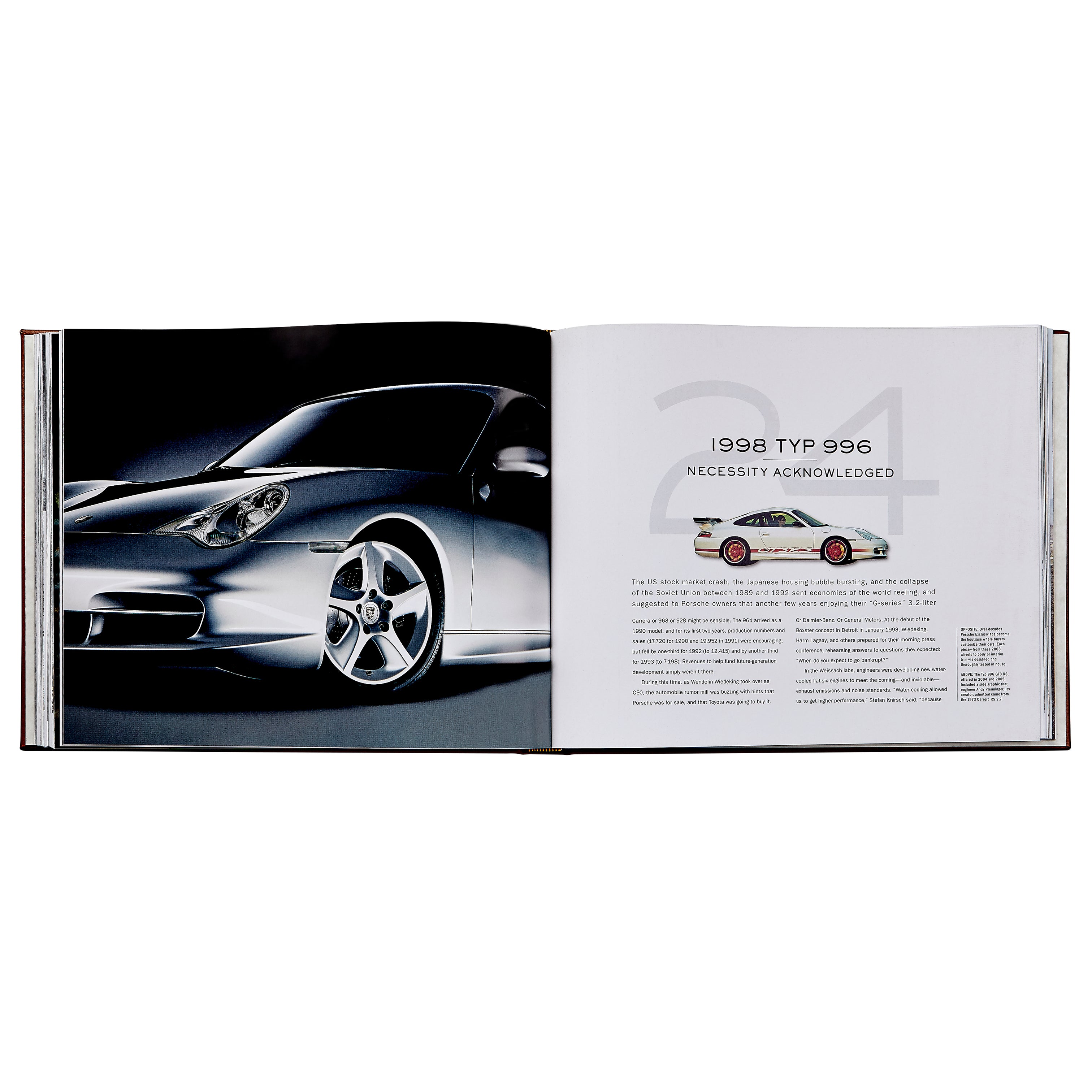 Porsche 70 Years: There Is No Substitute / Hand Bound Leather Book