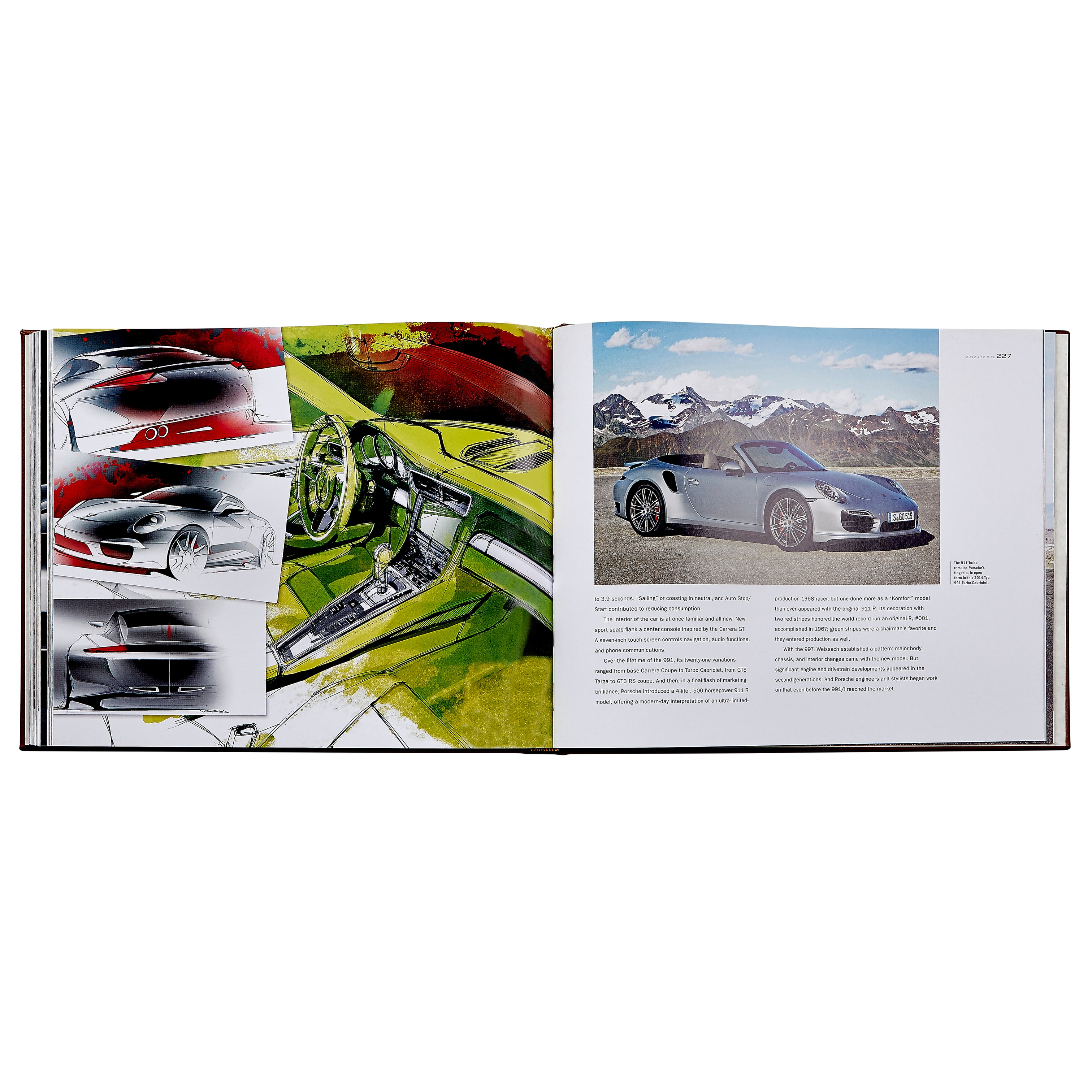 Porsche 70 Years: There Is No Substitute / Hand Bound Leather Book