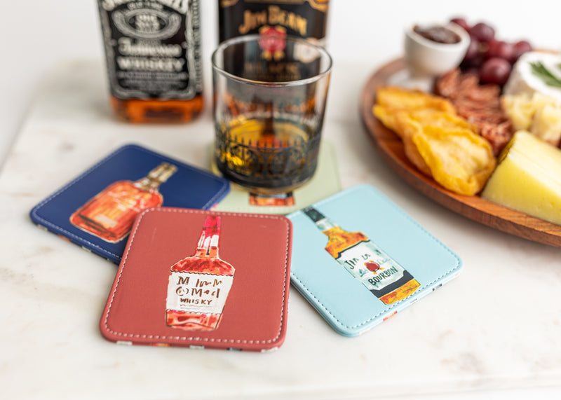 Bourbon Trail Coasters / Set of 4