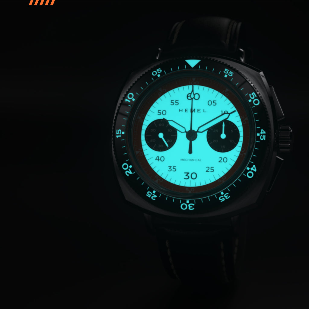 Sky Racer / Hand Winding Mechanical / Full Lume White