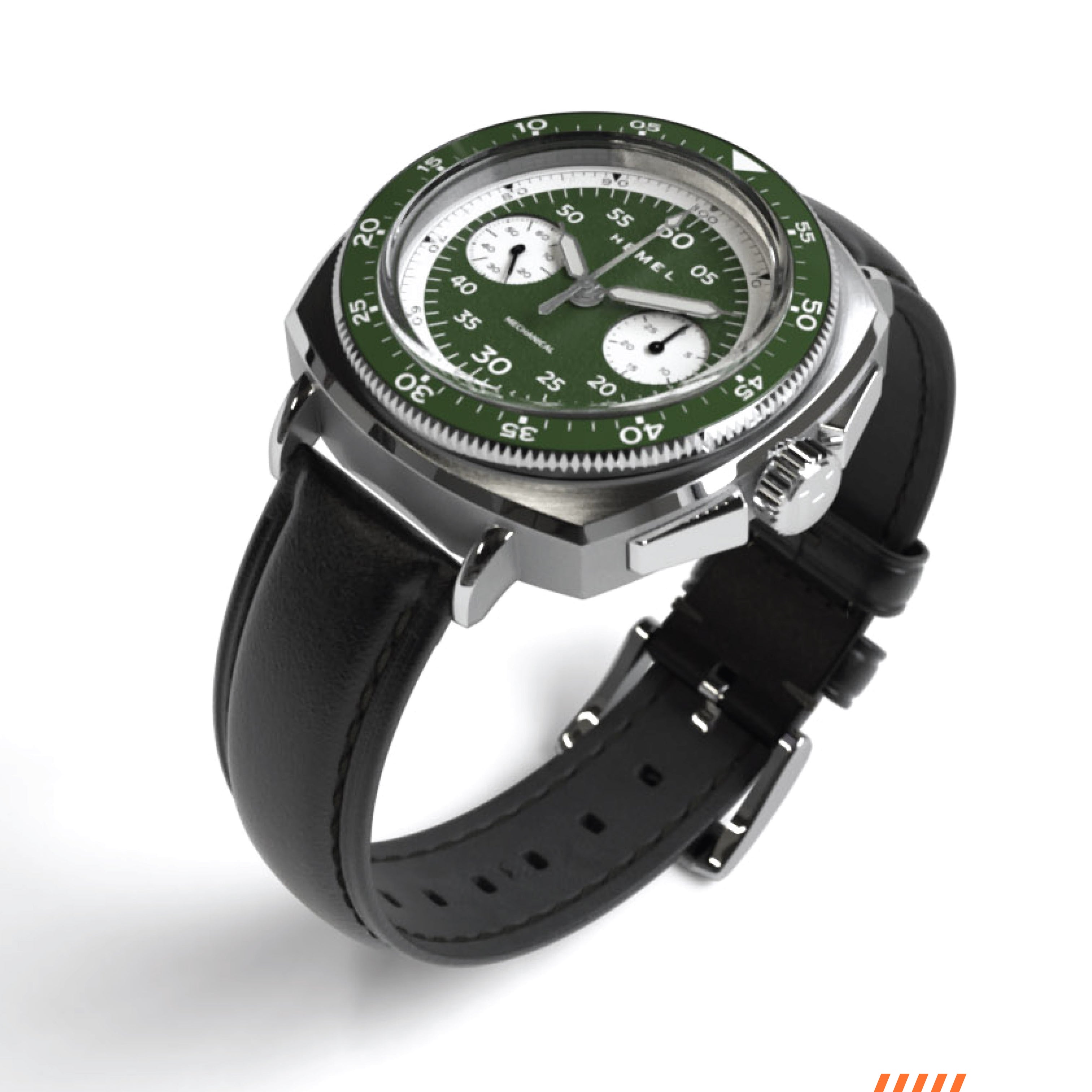Sky Racer / Hand Winding Mechanical / Raceway Green – Hemel