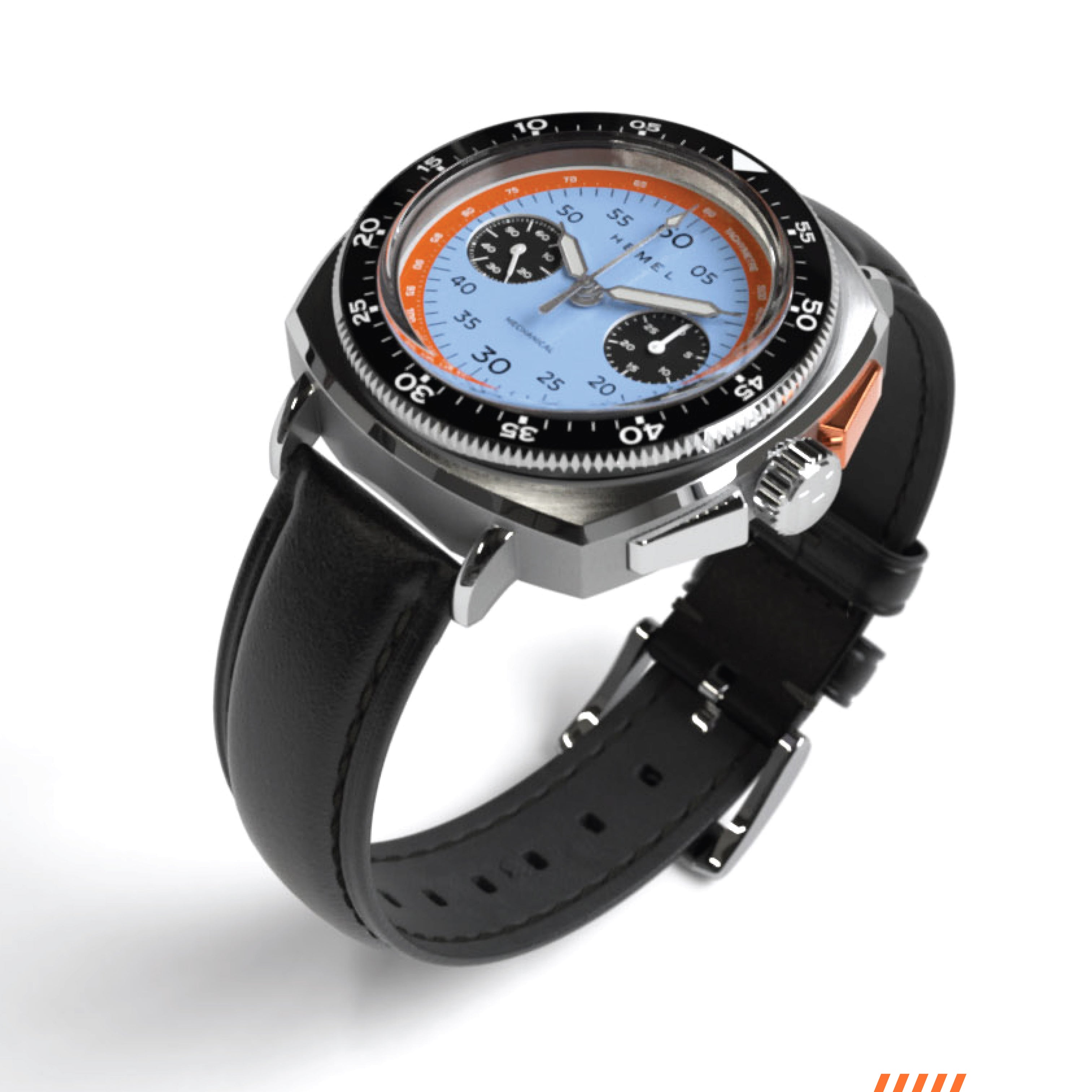 Sky Racer / Hand Winding Mechanical / Classic Blue Livery – Hemel