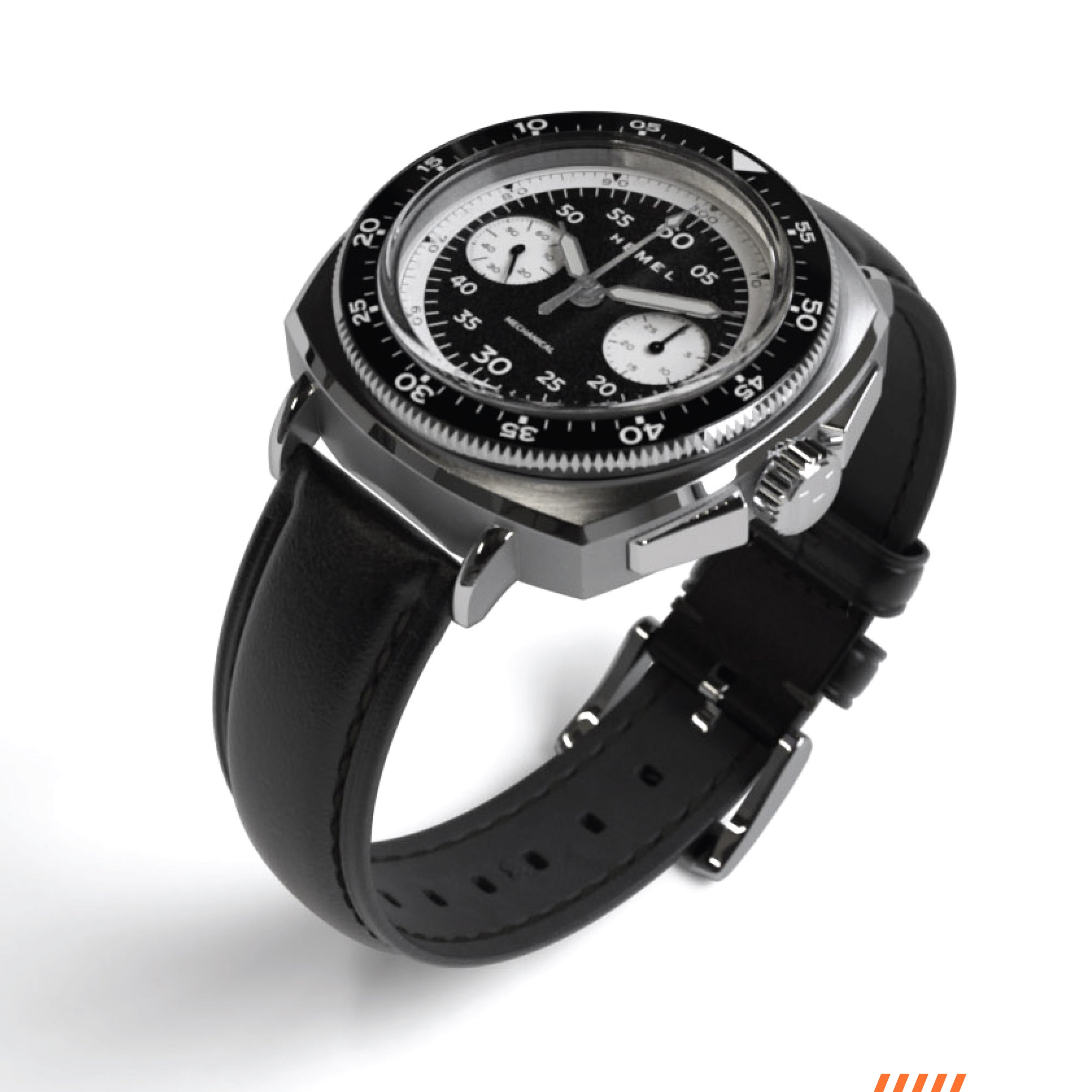 Sky Racer / Hand Winding Mechanical / Midnight Black – Hemel