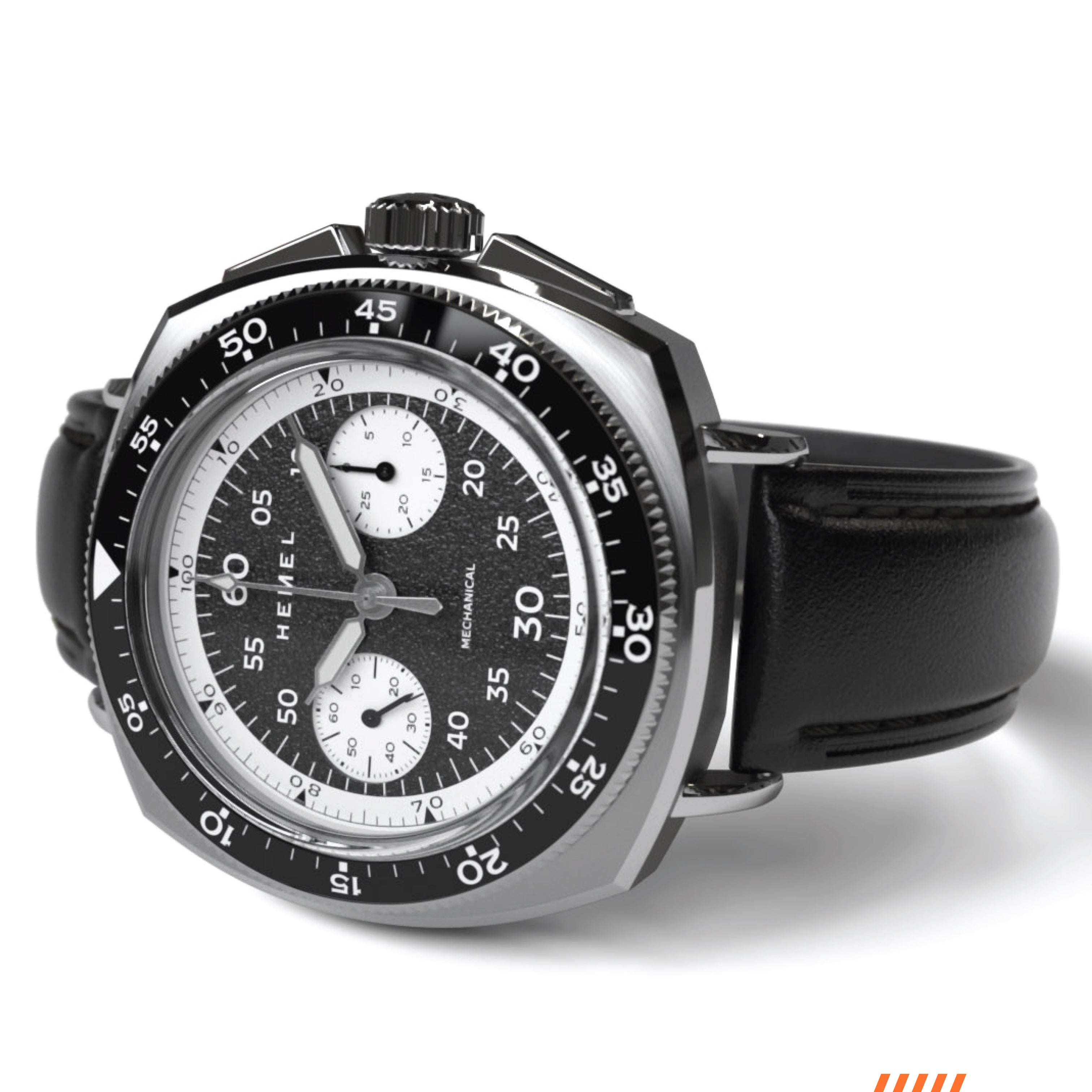 Sky Racer / Hand Winding Mechanical / Midnight Black – Hemel