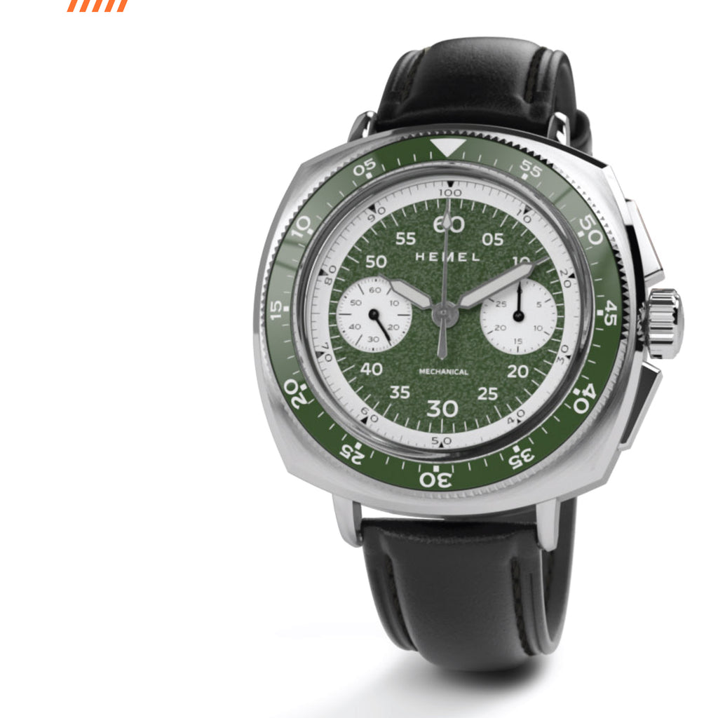 Sky Racer / Hand Winding Mechanical / Raceway Green