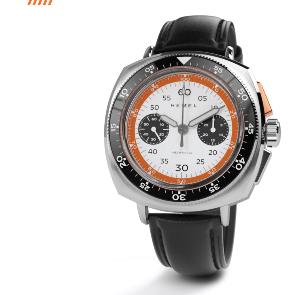 Sky Racer / Hand Winding Mechanical / Full Lume White