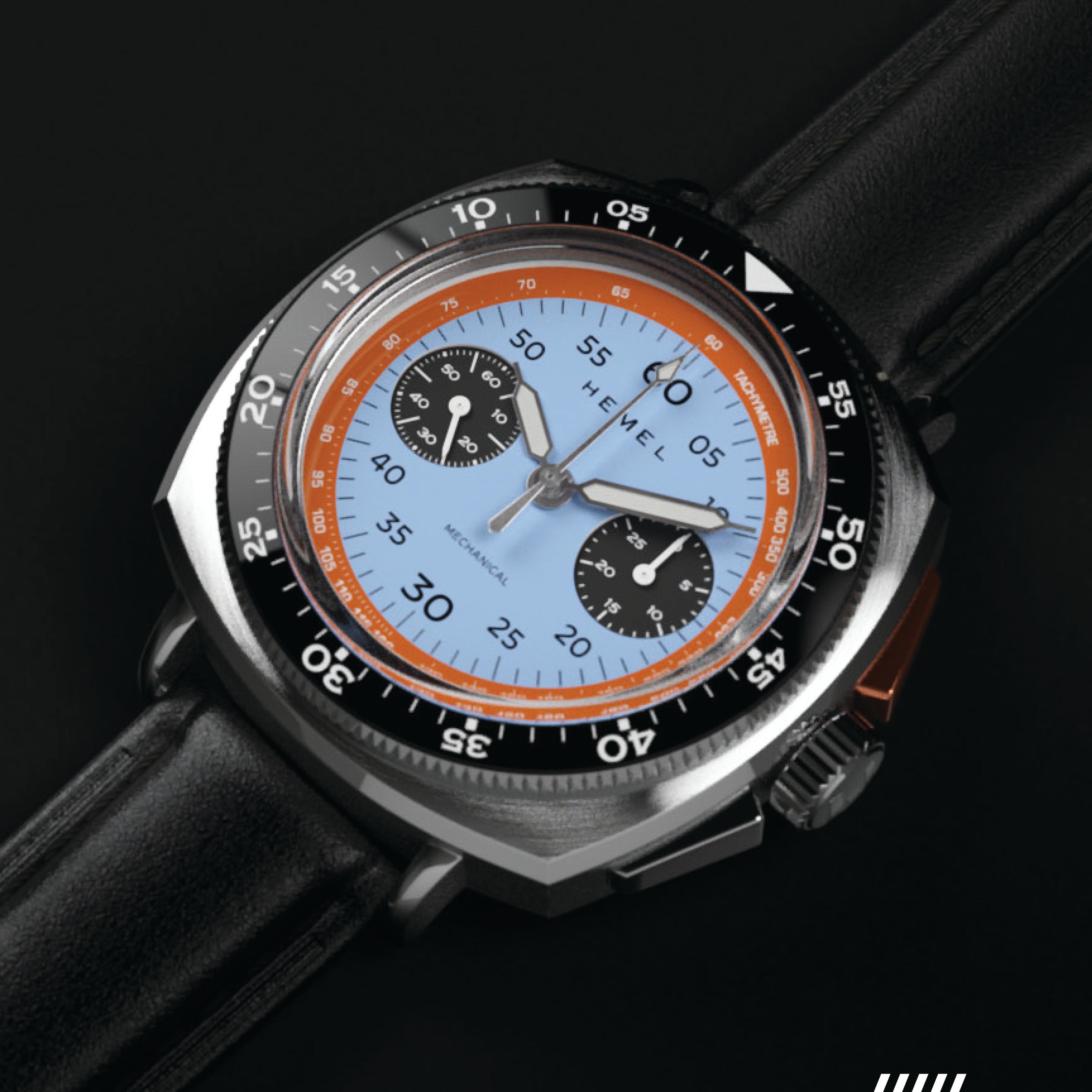 Sky Racer / Hand Winding Mechanical / Classic Blue Livery – Hemel