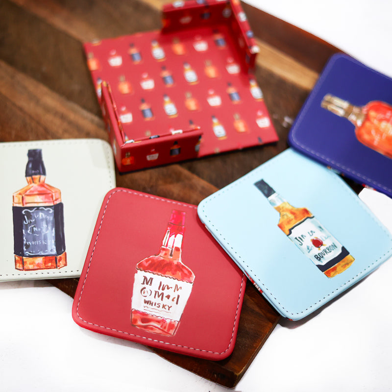 Bourbon Trail Coasters / Set of 4