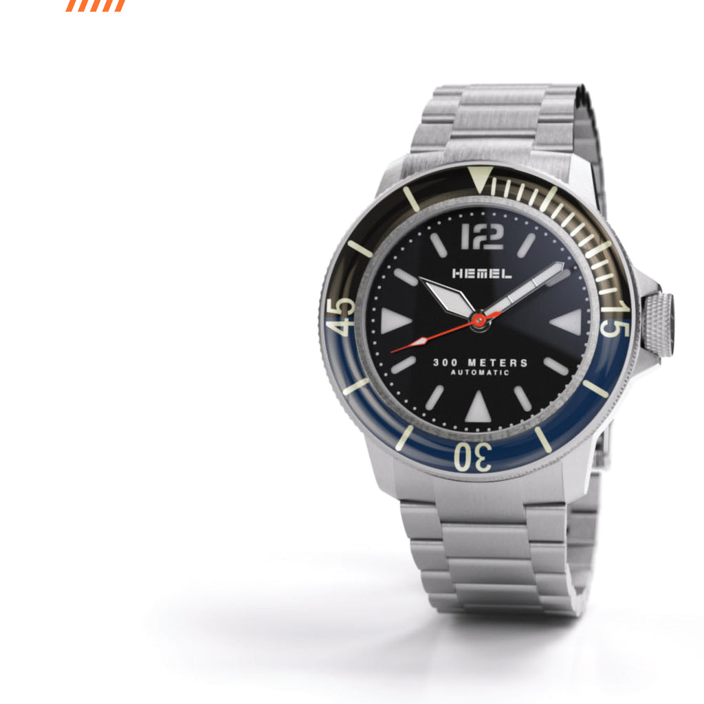 The Hemel Hydrodurance / Black & Blue Bezel