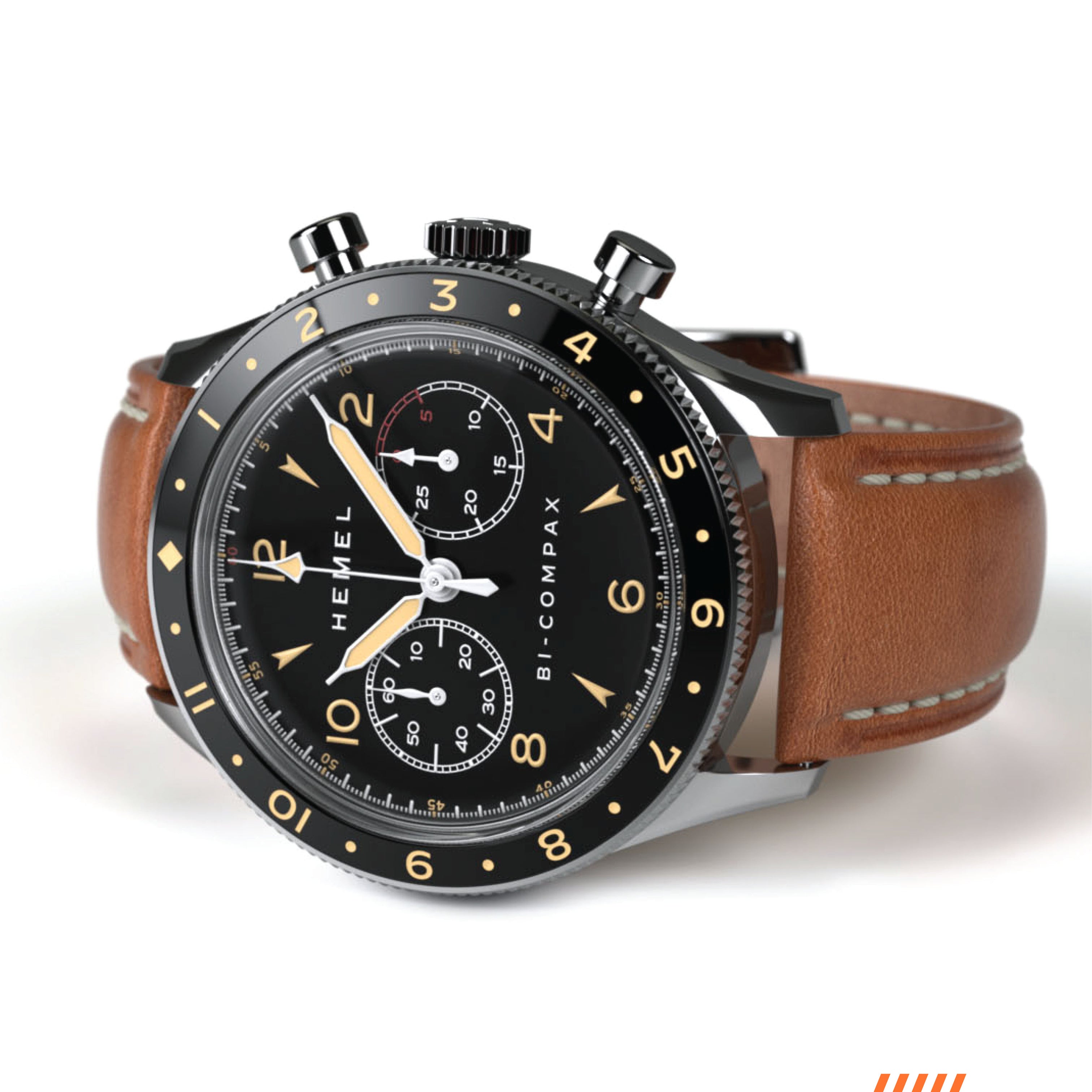 Hemel HFT20 Watch for Men with VK64 Configuration - Hemel Watches