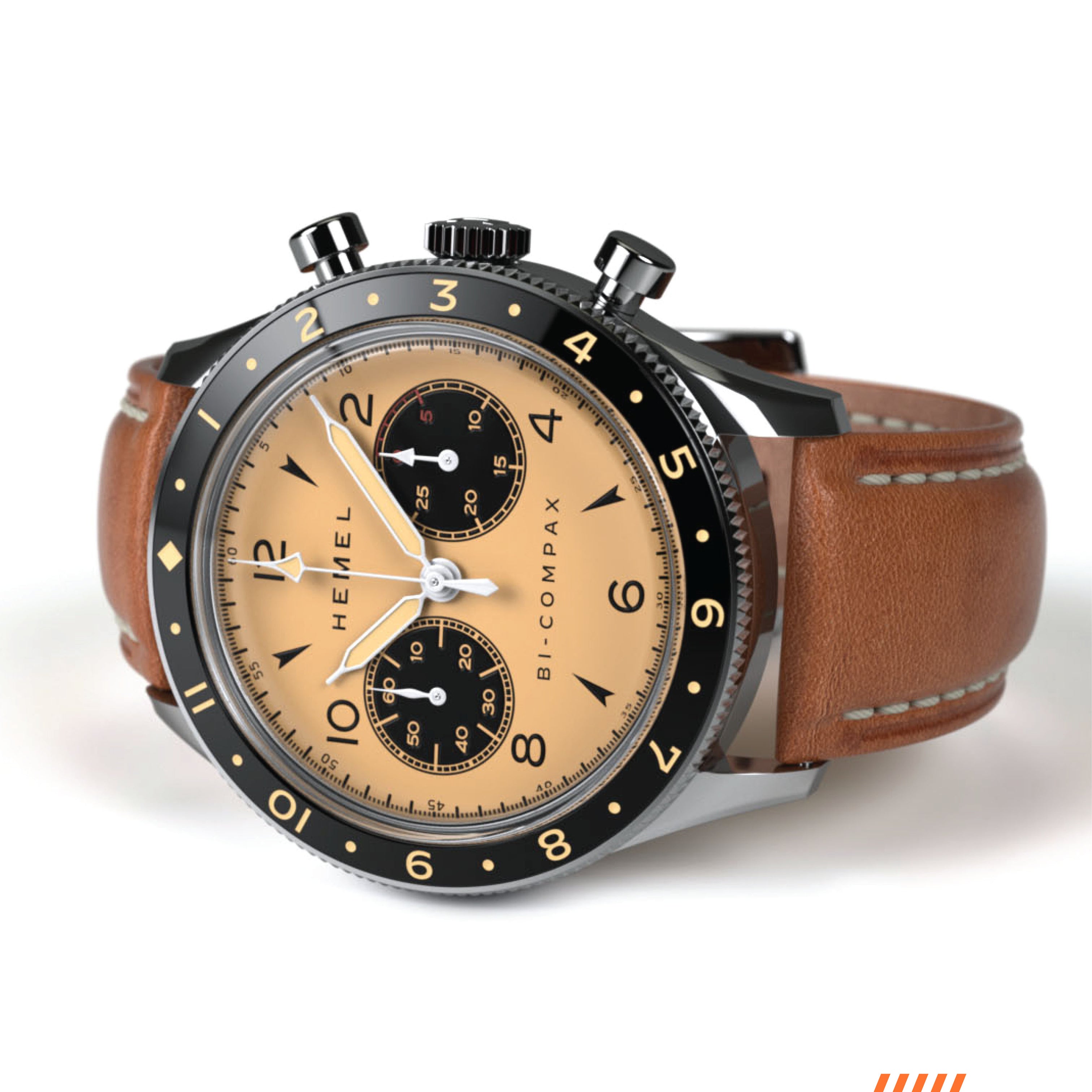 Hemel HFT20 Watch for Men with VK64 Configuration - Hemel Watches