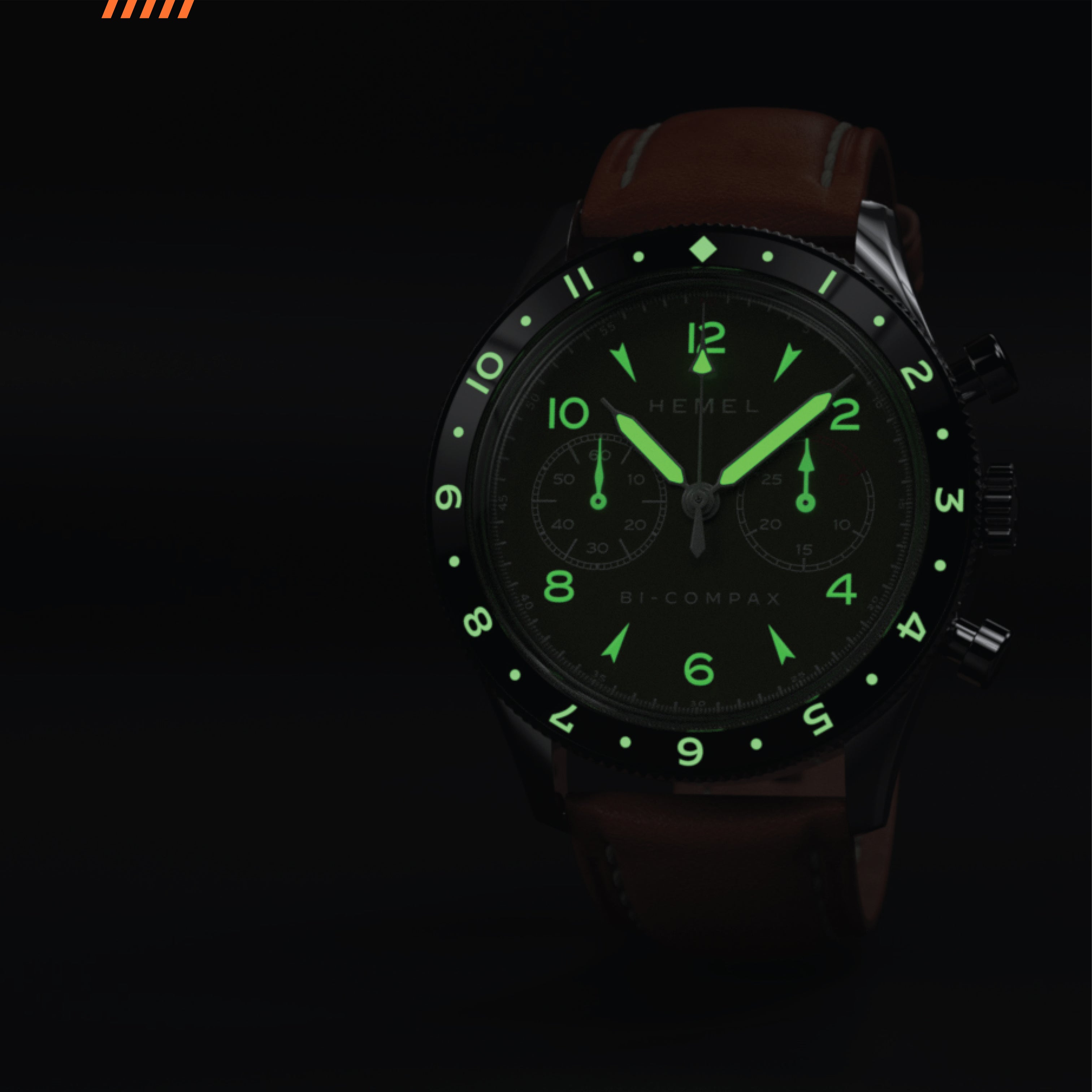 Hemel HFT20 Watch for Men with VK64 Configuration - Hemel Watches